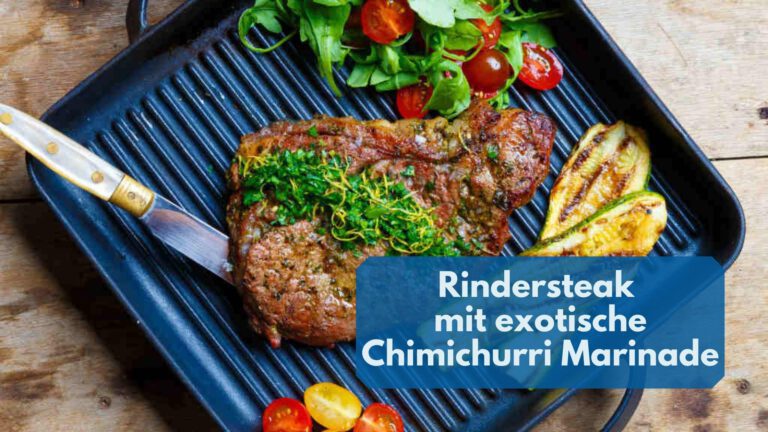 Rindersteak mit Chimichurri-Marinade